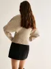 Wool-Blend Turtleneck Sweater Without Belt sold by COMMENSE