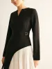 Two-Tone Pleated Short Dress sold by COMMENSE