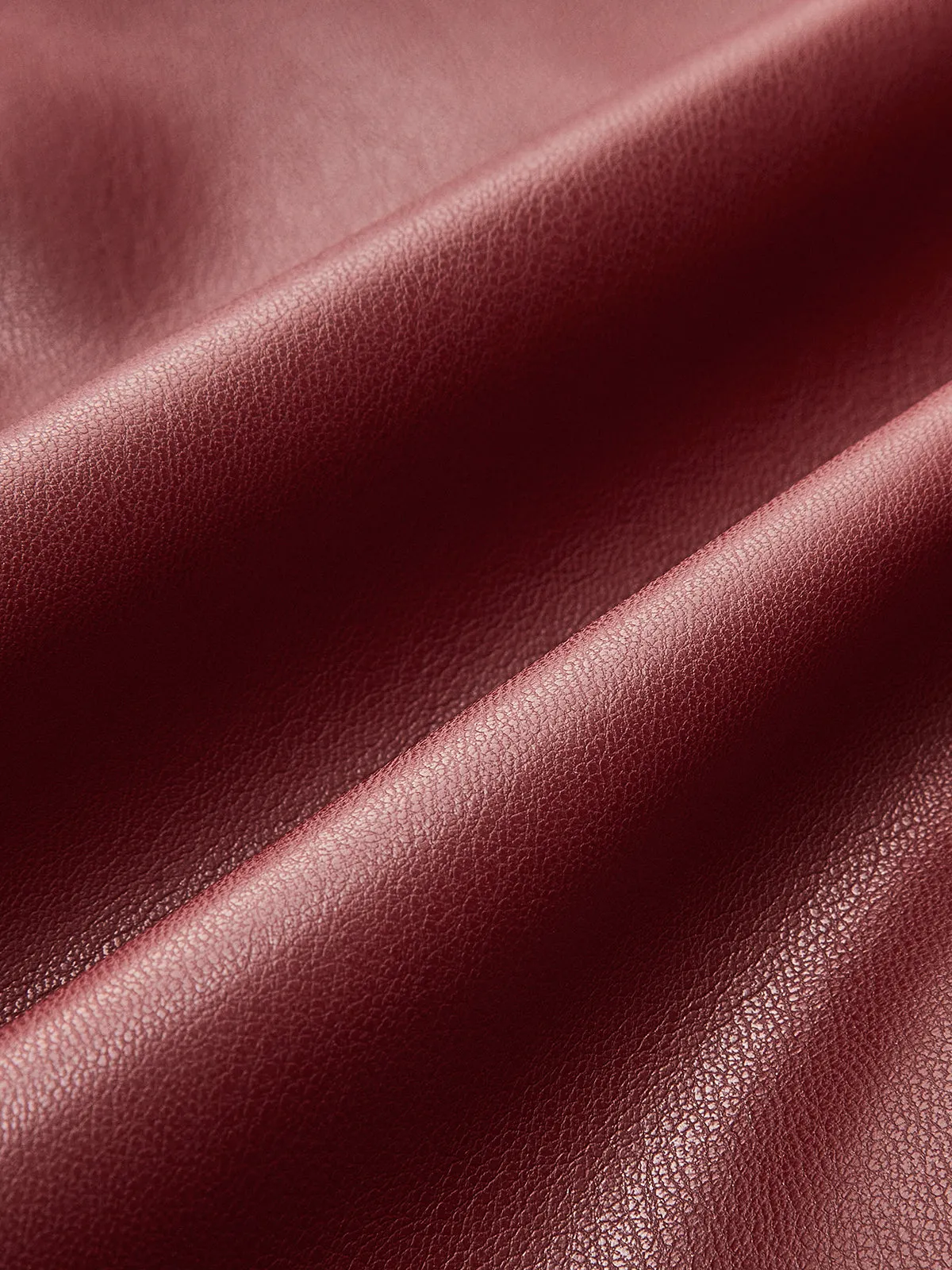 A-Line Faux Leather Mini Skirt sold by COMMENSE product image thumbnail 3