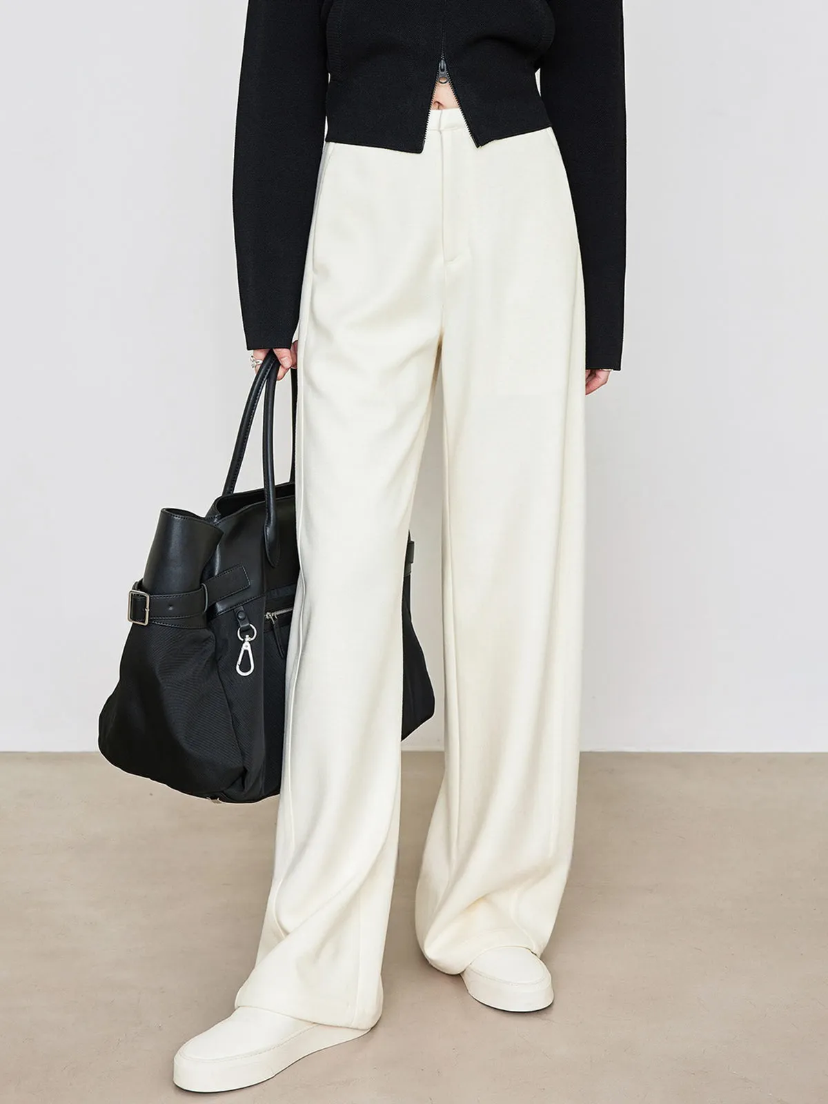 Minimalist Pockets Draped Pants sold by COMMENSE