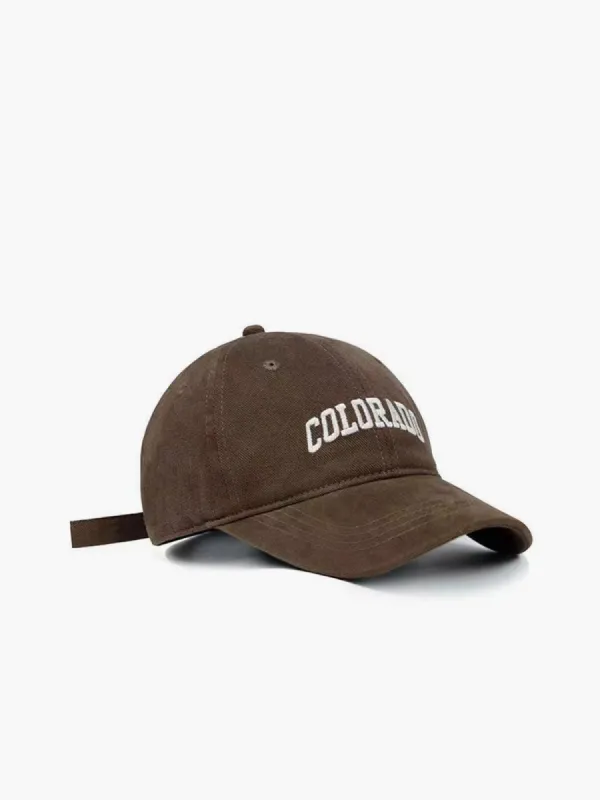 Vintage Letter Embroidery Hat sold by COMMENSE