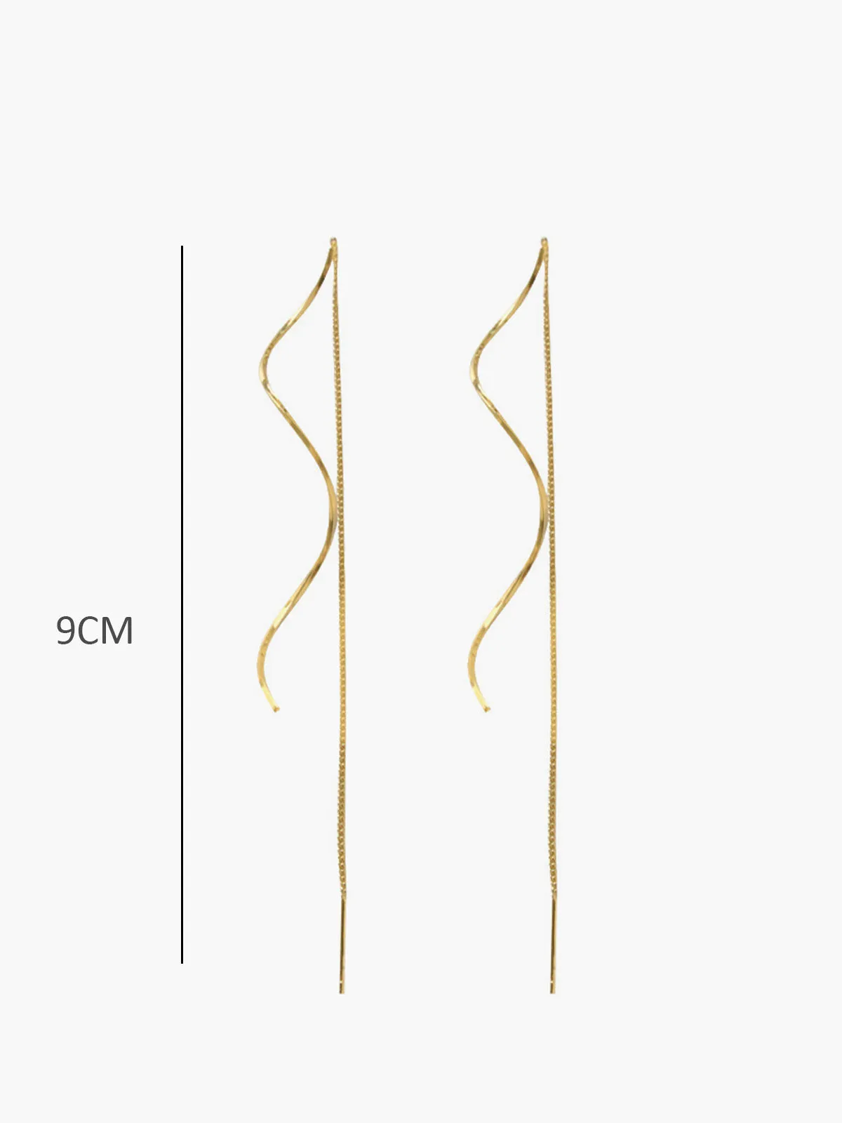 Spiral Tassel Earrings sold by COMMENSE product image thumbnail 3