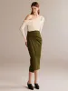 Vintage Pleated Tight Skirt sold by COMMENSE