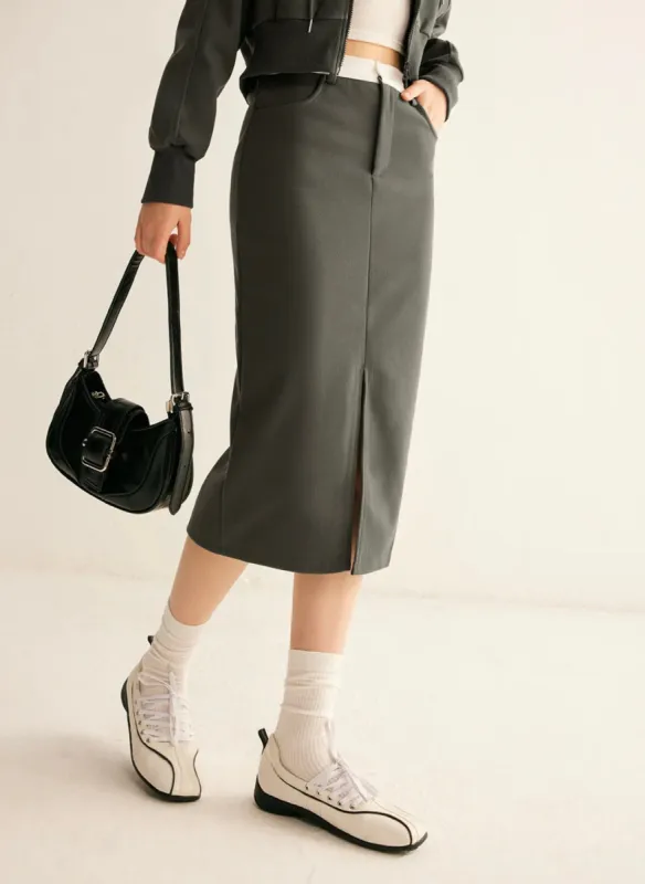 Athleisure Pockets Split Skirt sold by COMMENSE