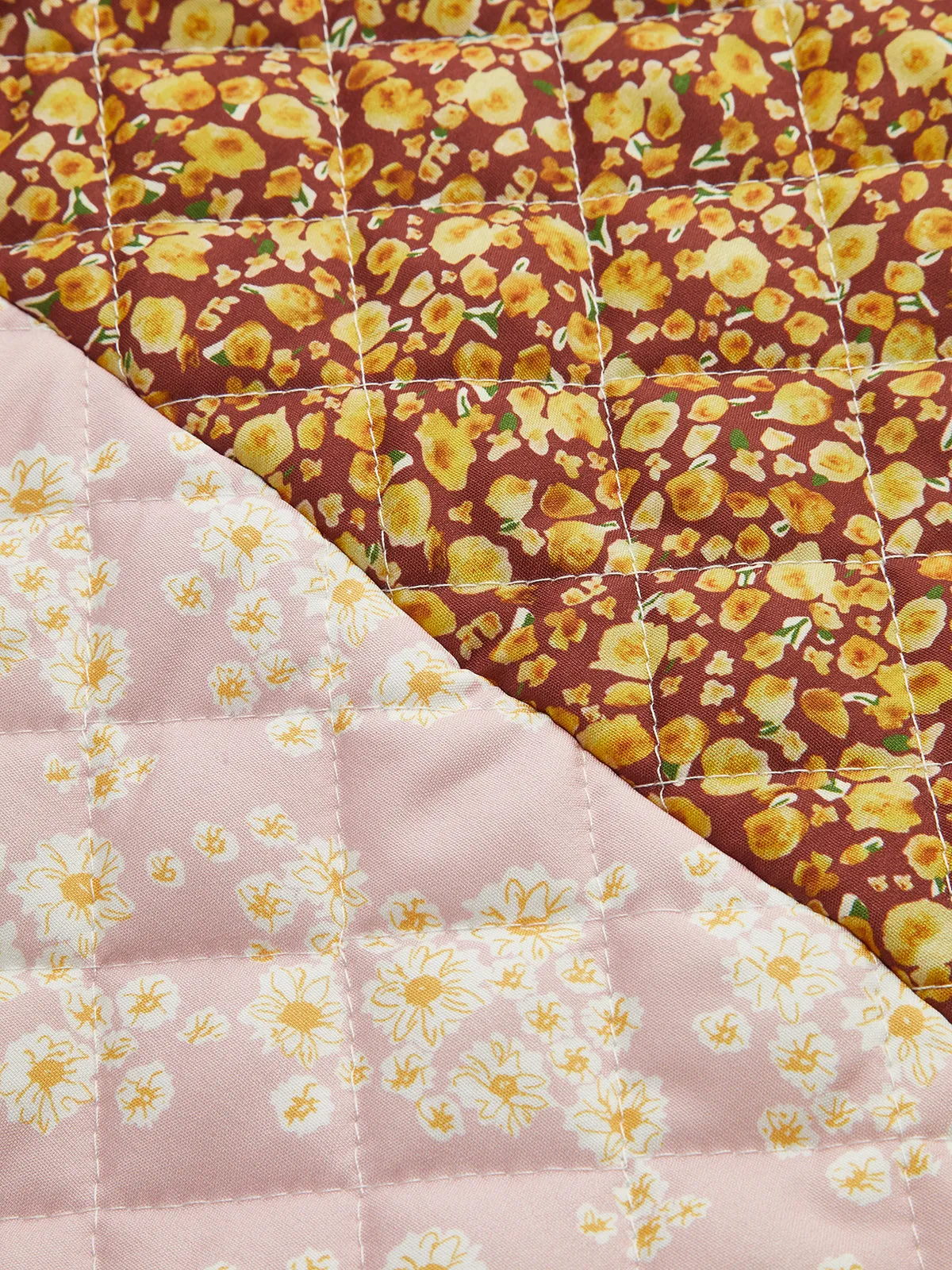 Colorful Printed Button Winter Coat sold by COMMENSE product image thumbnail 4