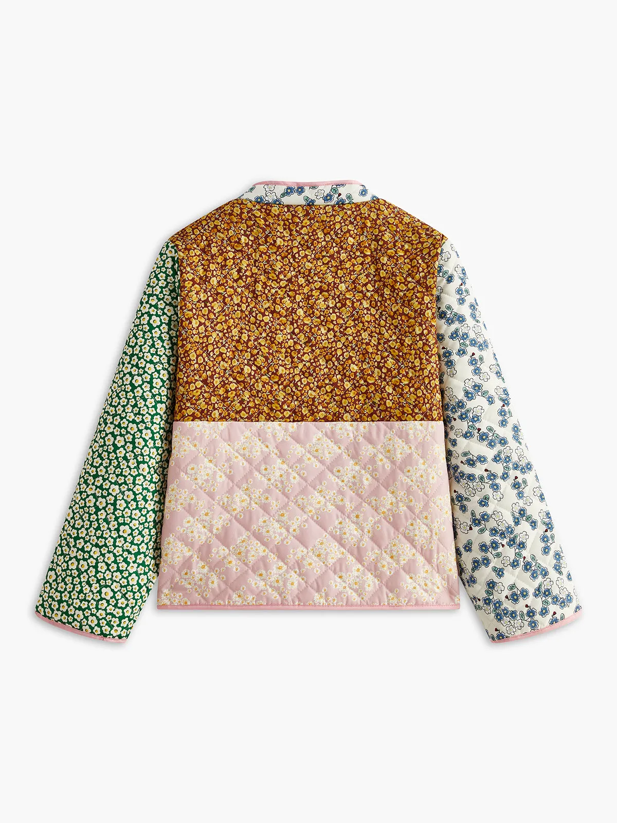 Colorful Printed Button Winter Coat sold by COMMENSE product image thumbnail 3