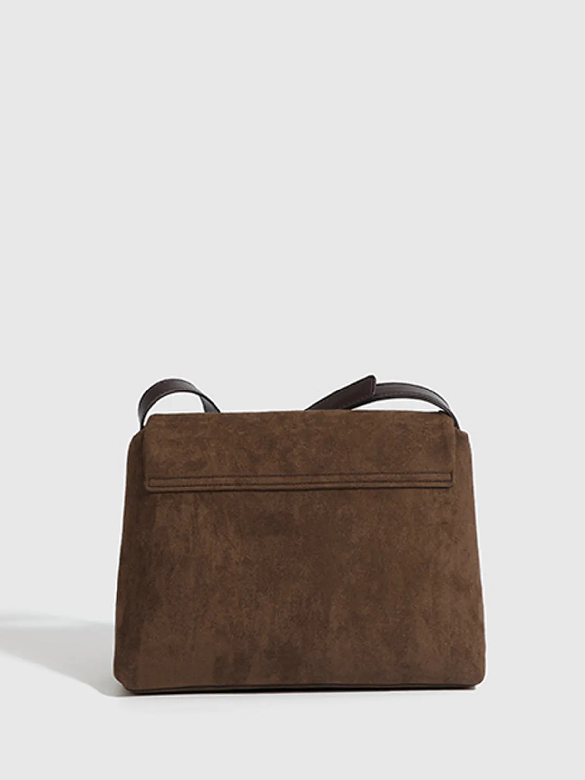 Vintage Buckle Flap Shoulder Bag sold by COMMENSE product image thumbnail 4