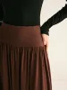 Pleated Jersey Midi Skirt sold by COMMENSE
