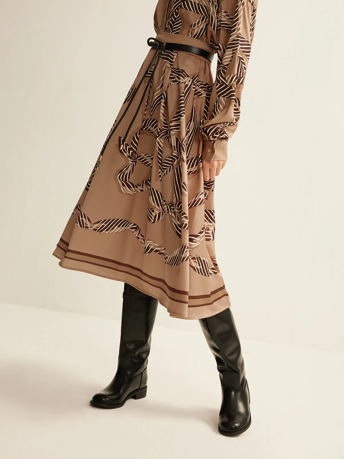 Boheme Printed Midi Skirt Without Belt sold by COMMENSE product image thumbnail 3