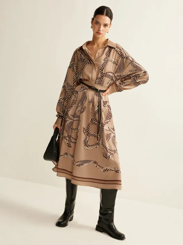 Boheme Printed Midi Skirt Without Belt sold by COMMENSE