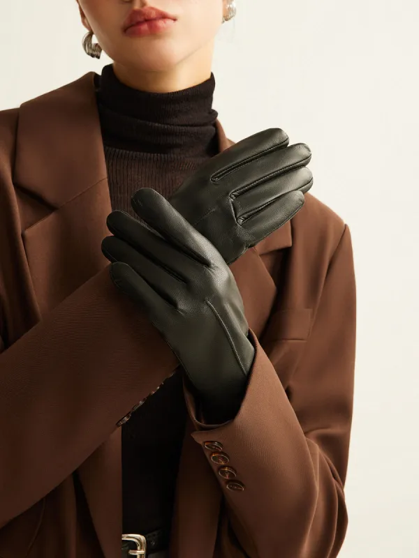 Goatskin Windproof Fleece Lined Gloves sold by COMMENSE