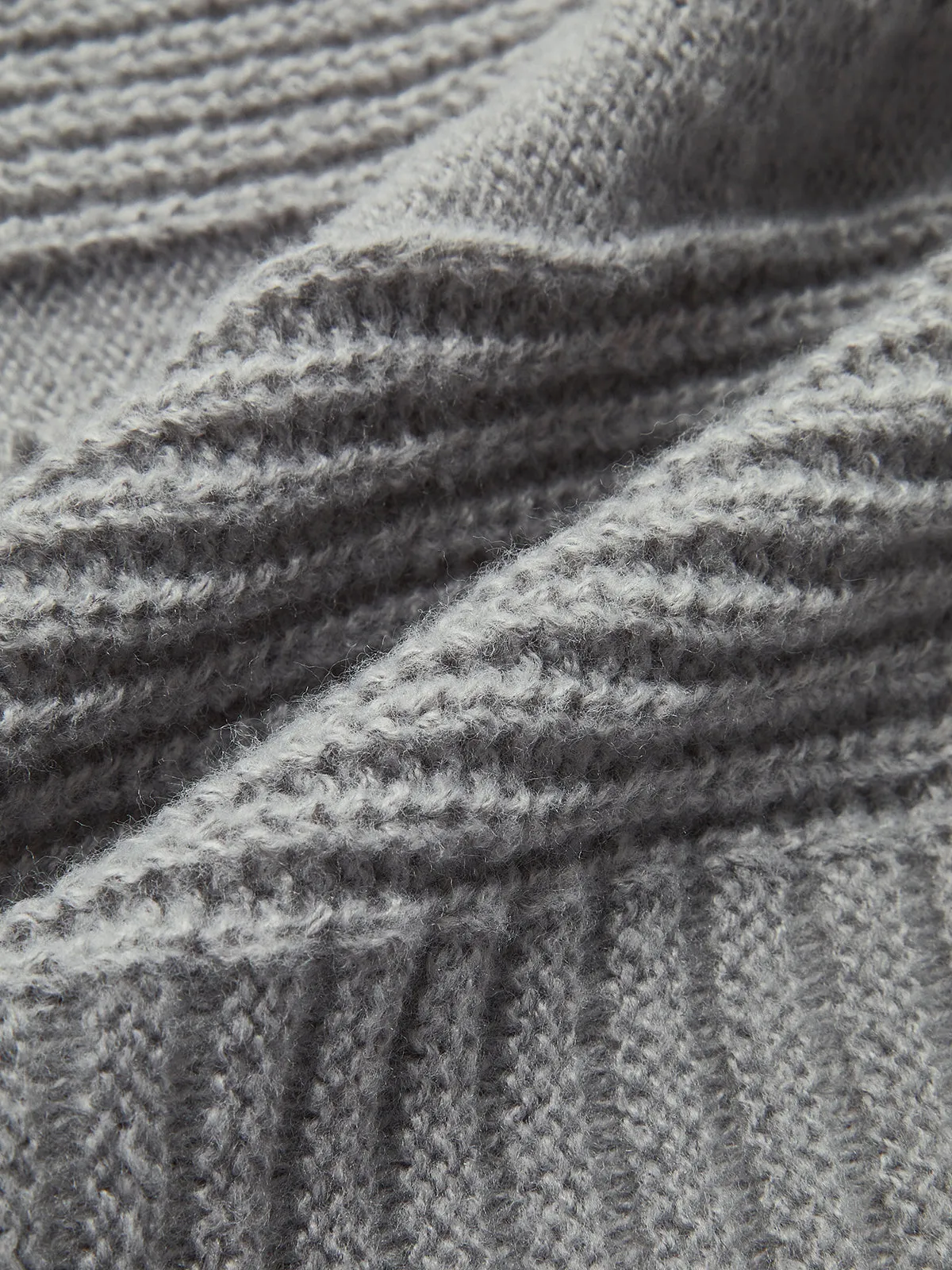 Cable-Knit V-Neck Button Cardigan sold by COMMENSE product image thumbnail 4