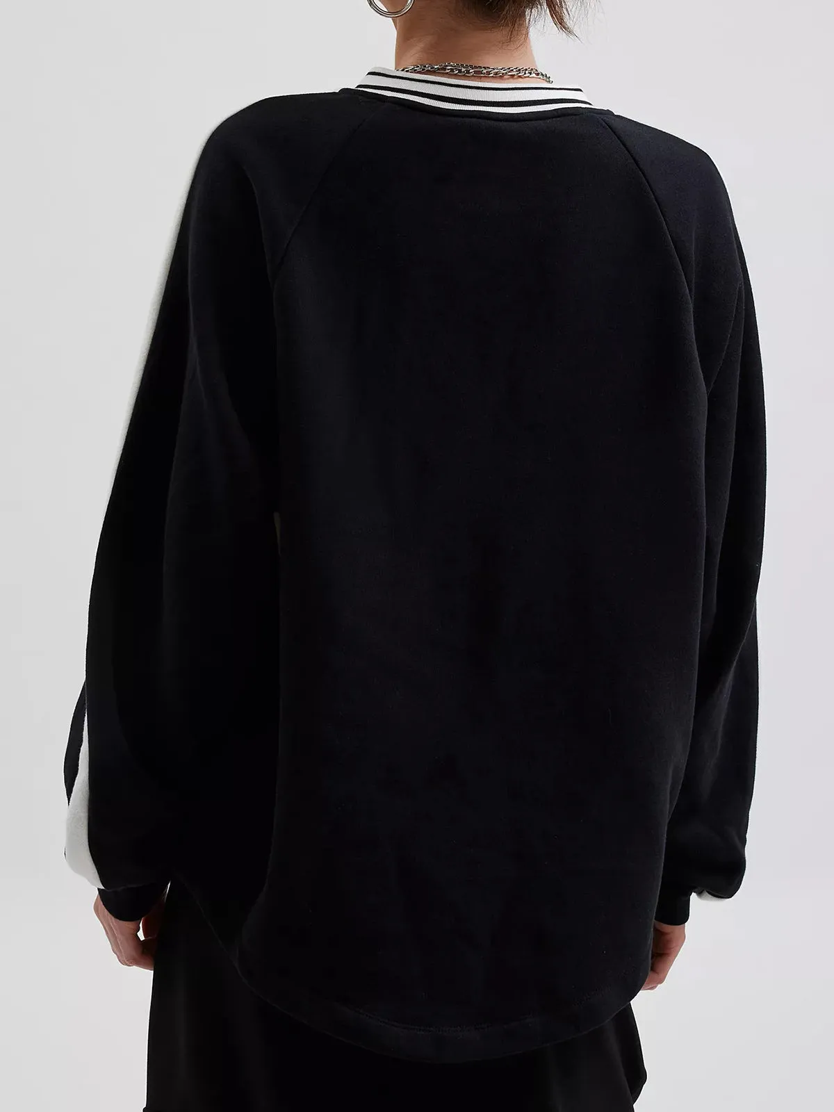 Color Block Sweatshirt sold by COMMENSE product image thumbnail 3