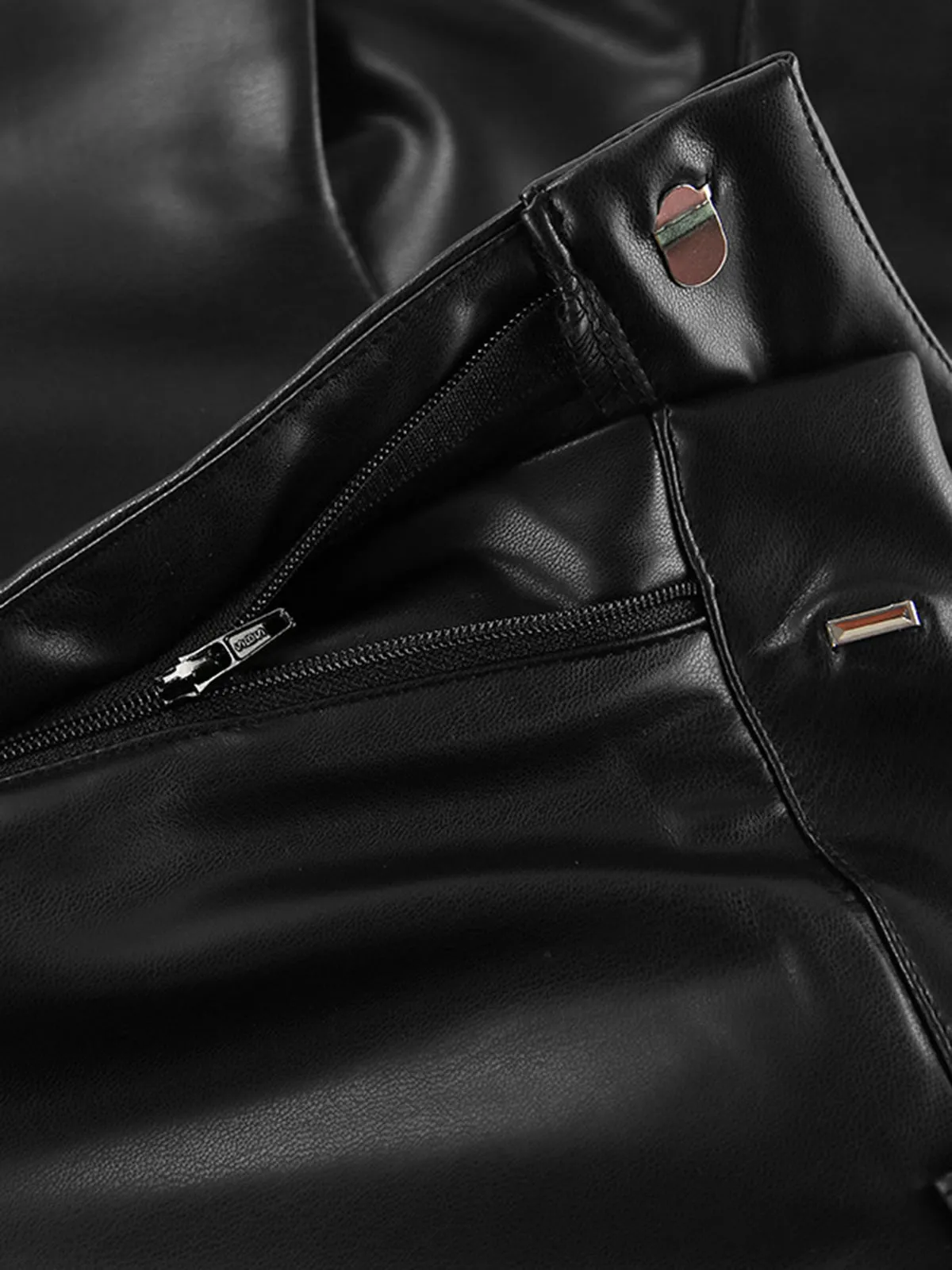 Versatile Faux Leather Pants sold by COMMENSE product image thumbnail 4