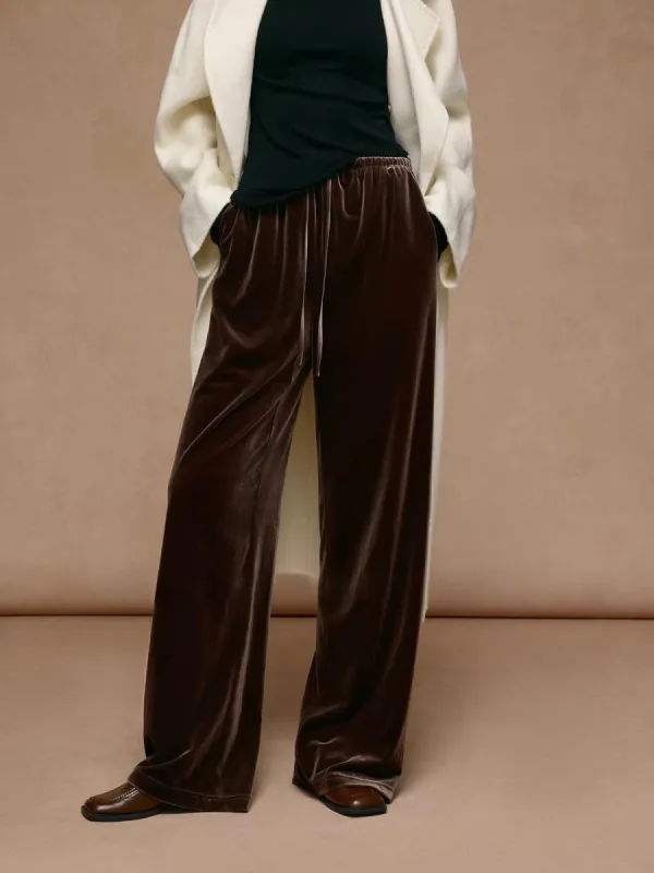 Drawstring Cozy Draped Pants sold by COMMENSE