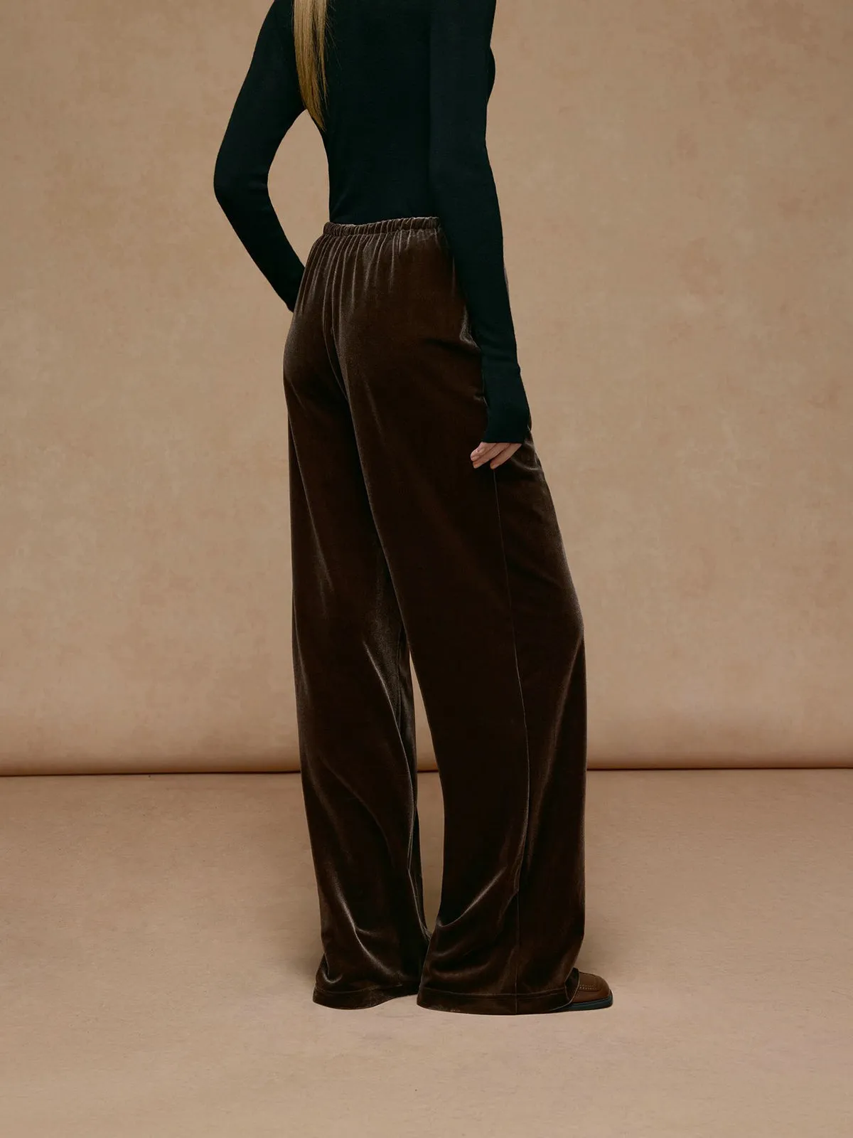 Drawstring Cozy Draped Pants sold by COMMENSE product image thumbnail 5