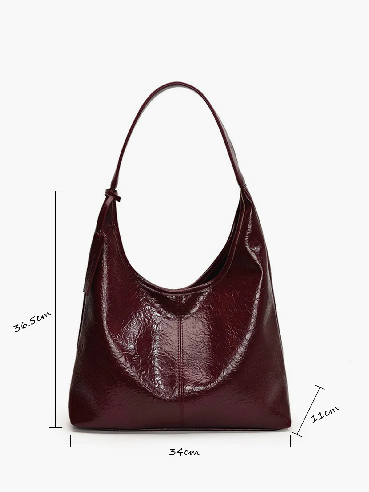 Leisure Button Clasp Hobo Bag sold by COMMENSE product image thumbnail 2