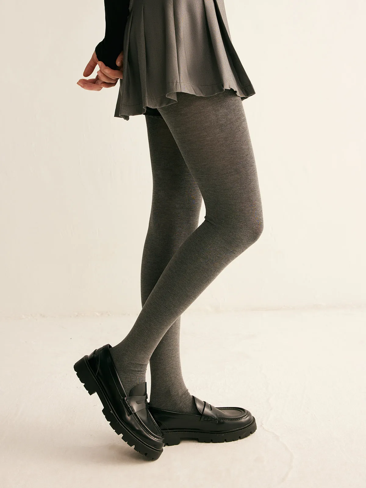 Plain Soft Touch Leggings sold by COMMENSE product image thumbnail 2