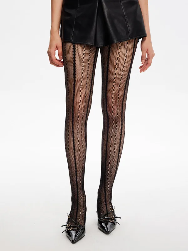 Ripped Fishnet Tights sold by COMMENSE