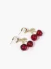 Cherry Stud Drop Earrings sold by COMMENSE
