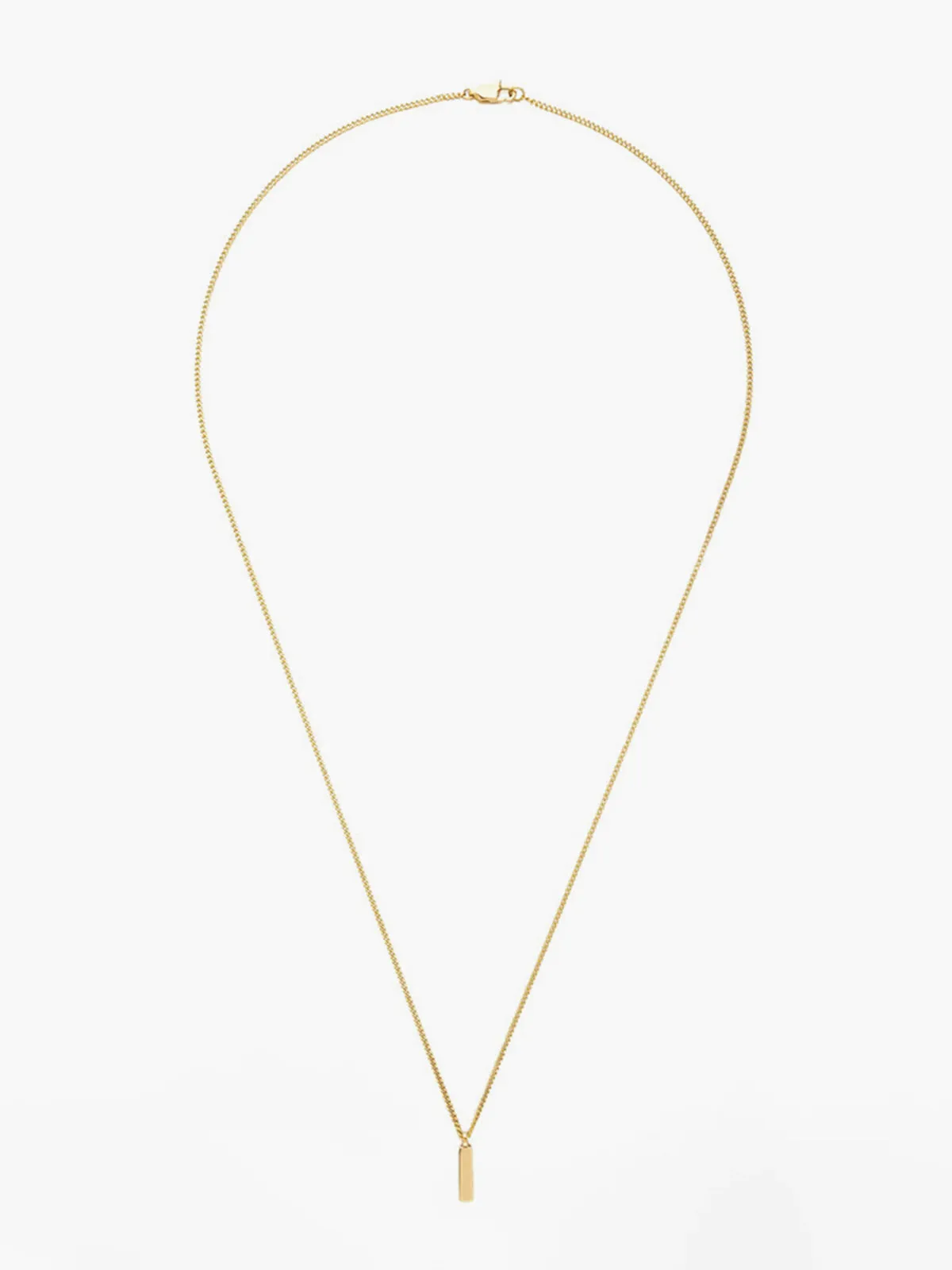 Golden Strip Pendant Necklace sold by COMMENSE product image thumbnail 3