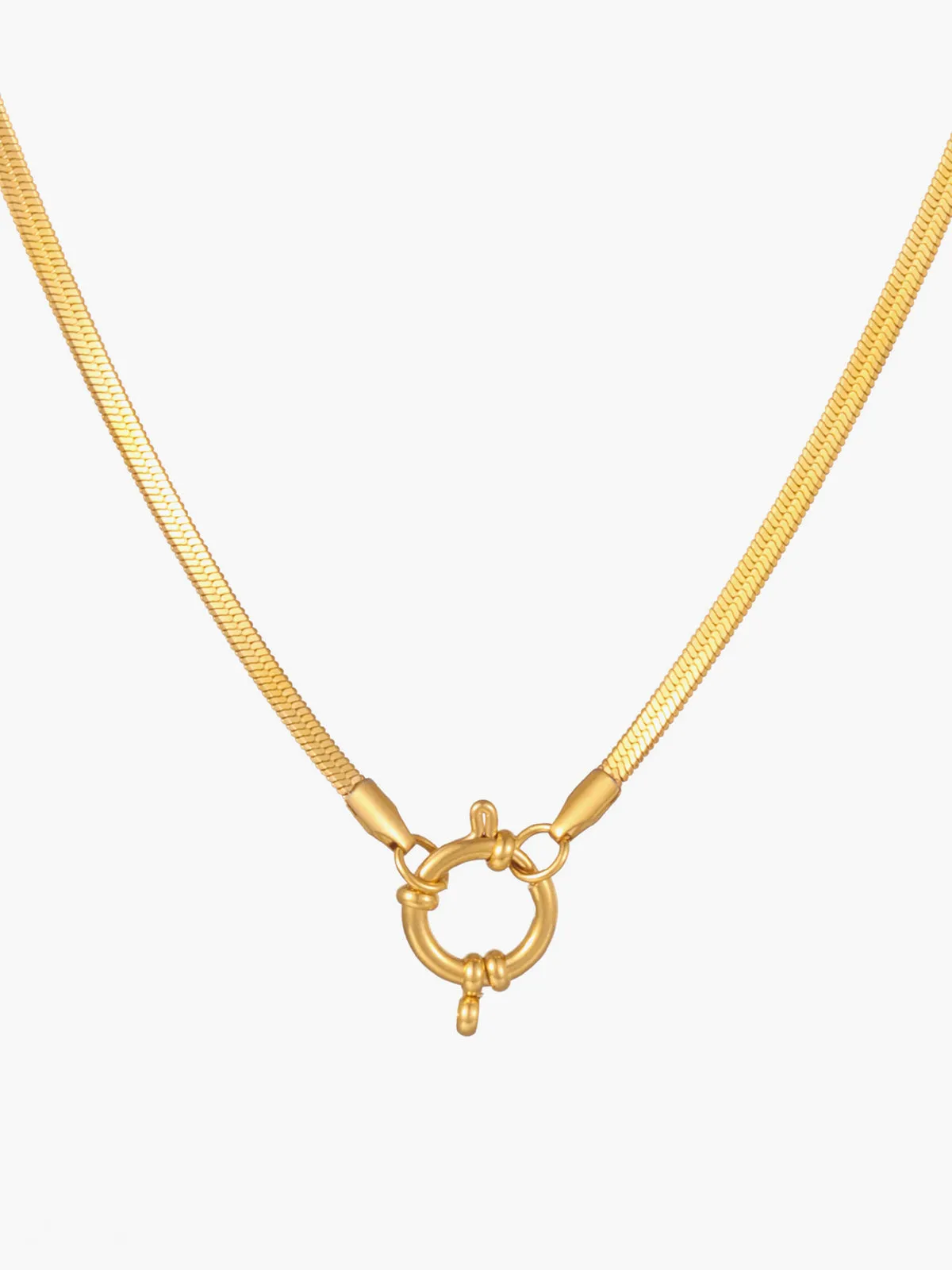 Minimalist Snake-Chain Necklace sold by COMMENSE product image thumbnail 4
