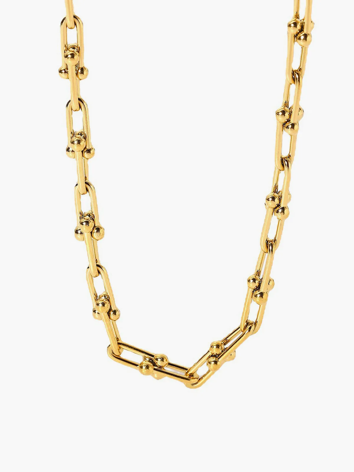 Horseshoe Buckle Bamboo Clavicle Choker sold by COMMENSE product image thumbnail 4