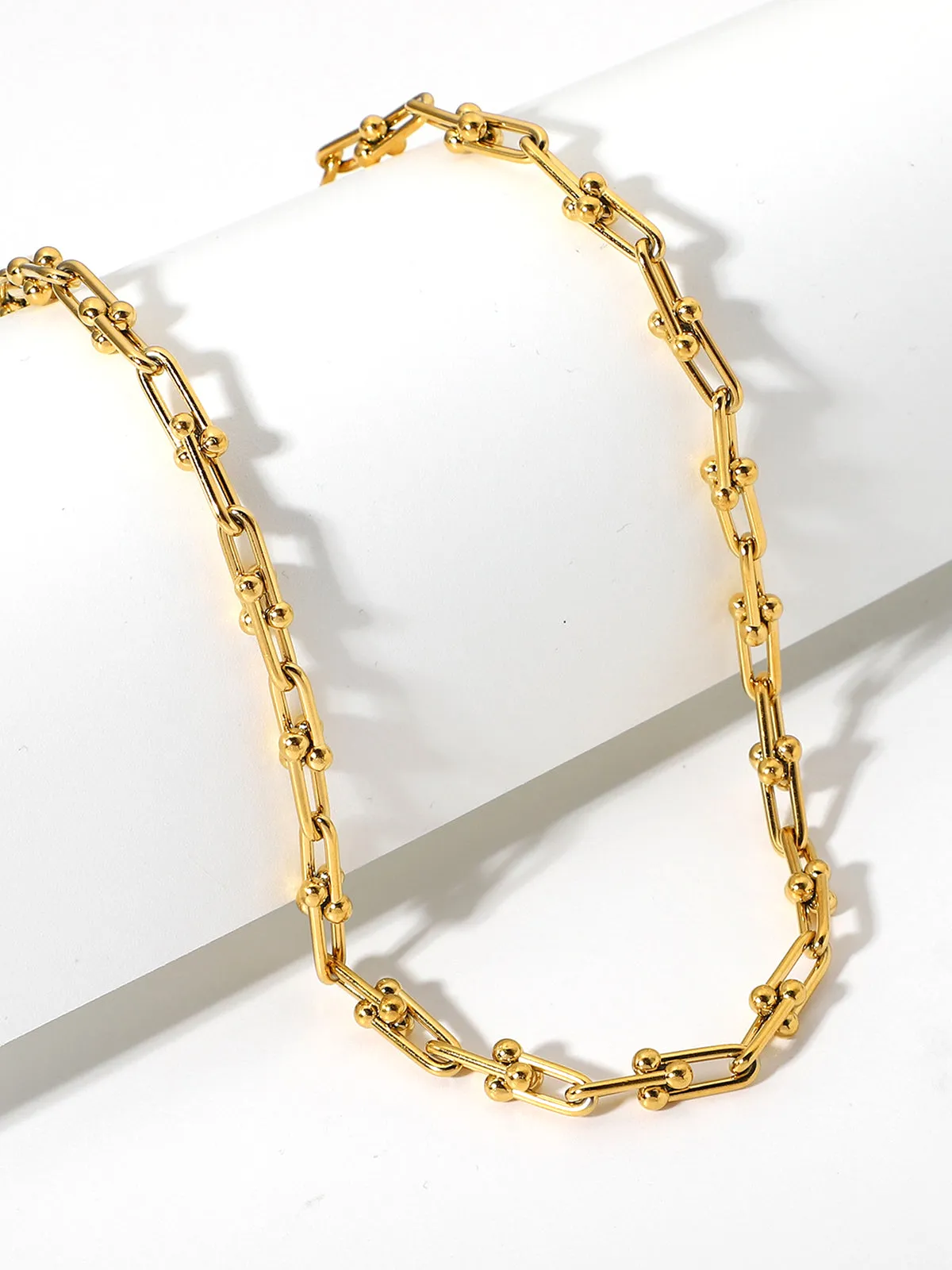 Horseshoe Buckle Bamboo Clavicle Choker sold by COMMENSE product image thumbnail 2