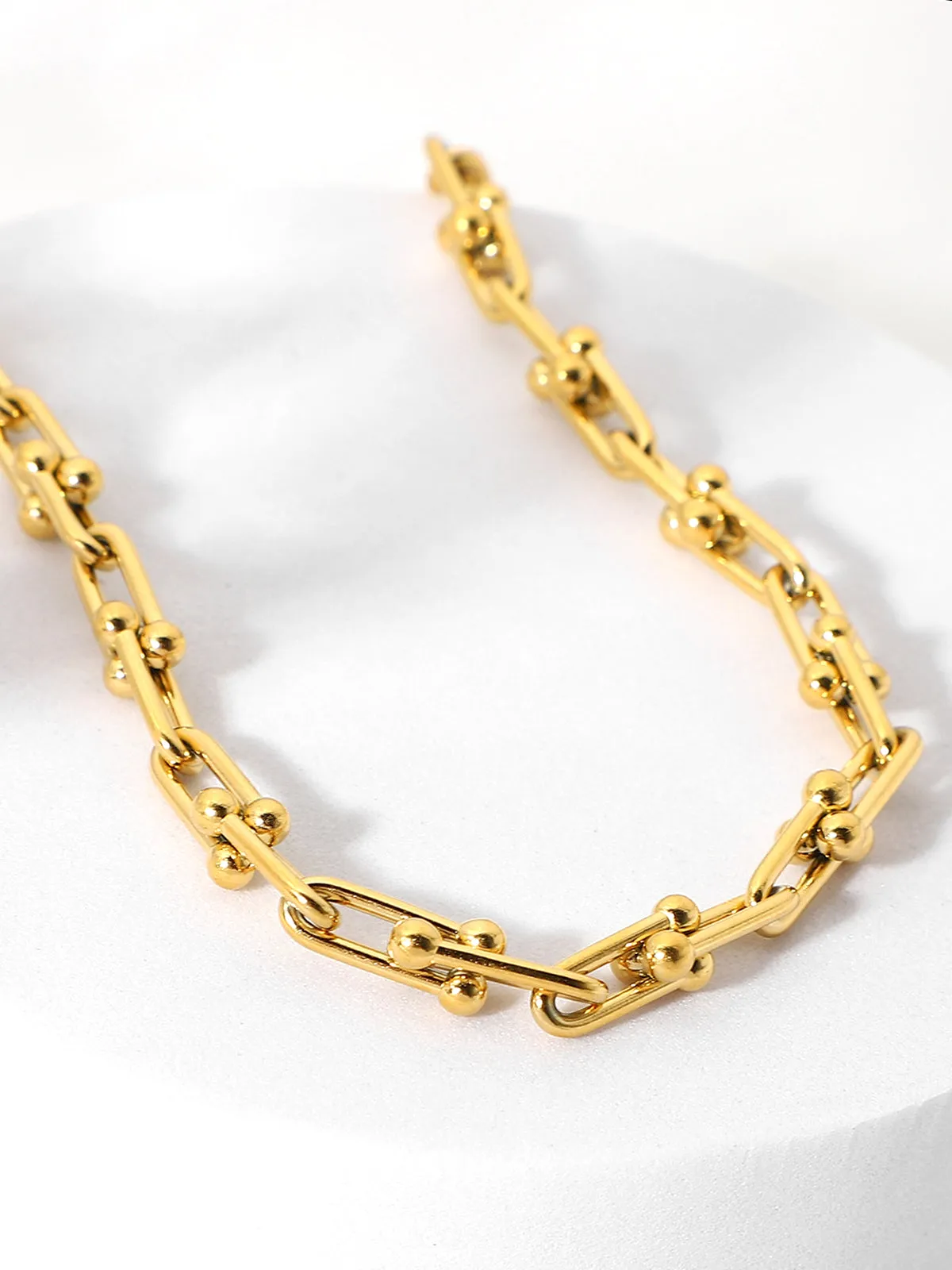 Horseshoe Buckle Bamboo Clavicle Choker sold by COMMENSE product image thumbnail 3