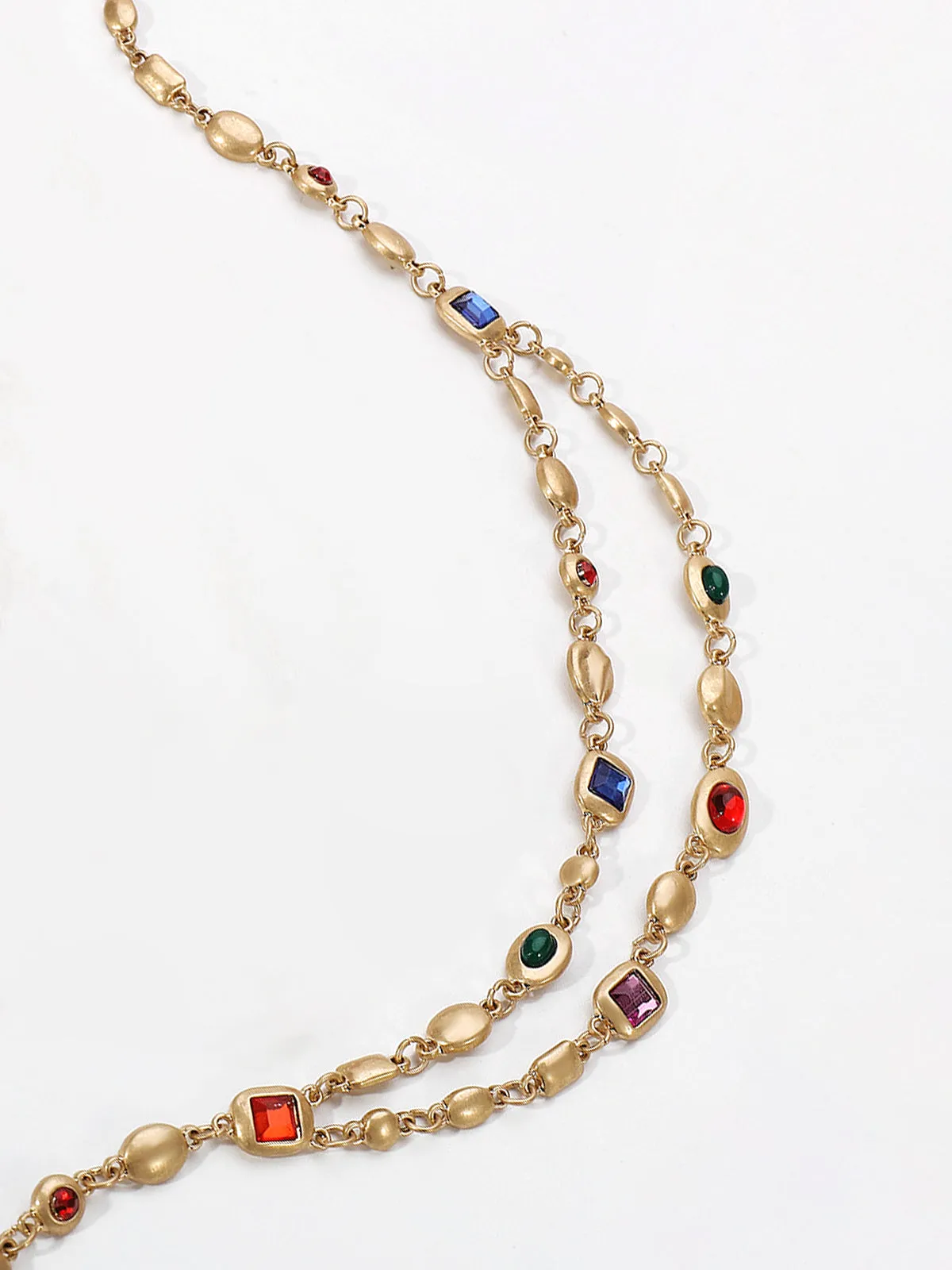 Double-Layer Colorful Beaded Necklace sold by COMMENSE product image thumbnail 3