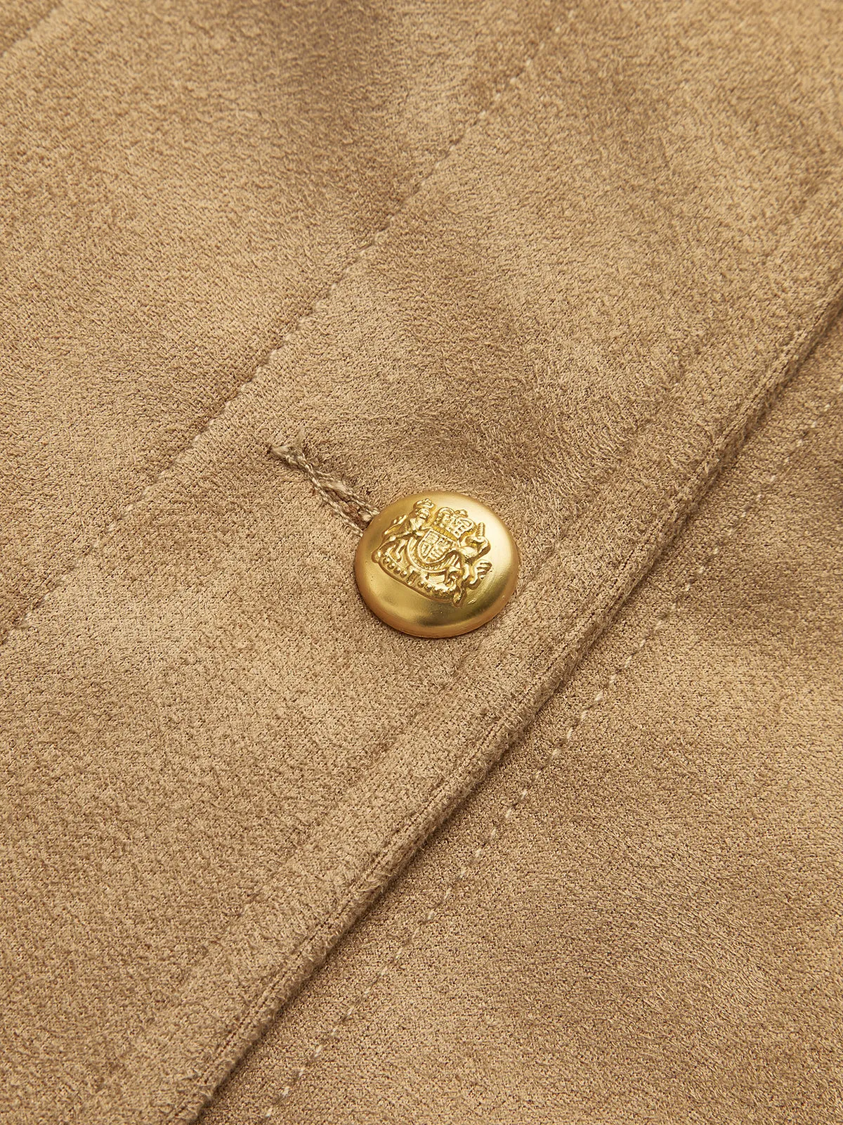 Boheme Button Piping Suede Jacket sold by COMMENSE product image thumbnail 5