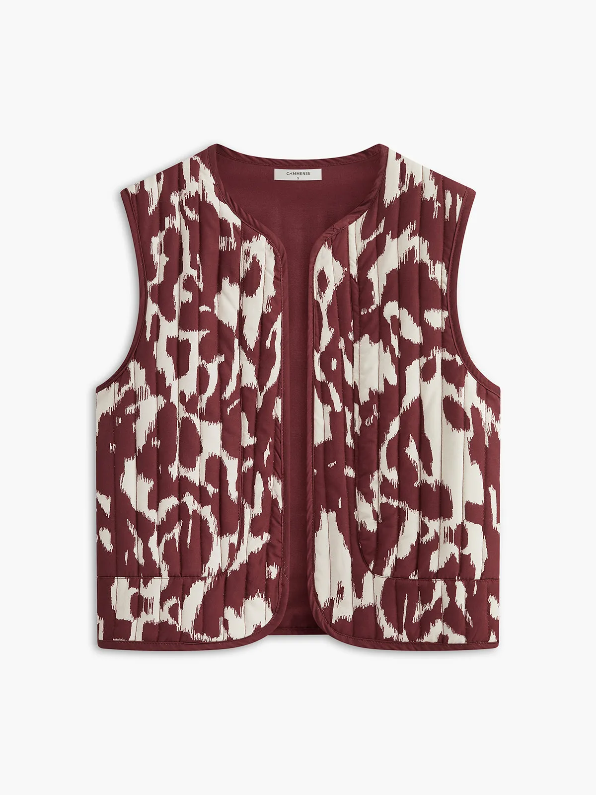 Boheme Printed Minimalist Vest sold by COMMENSE