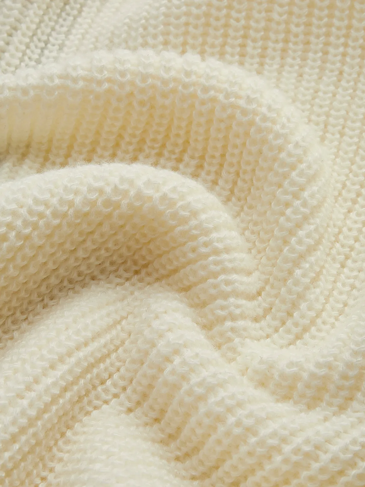 V-Neck Bow Ribbed Cardigan sold by COMMENSE product image thumbnail 5