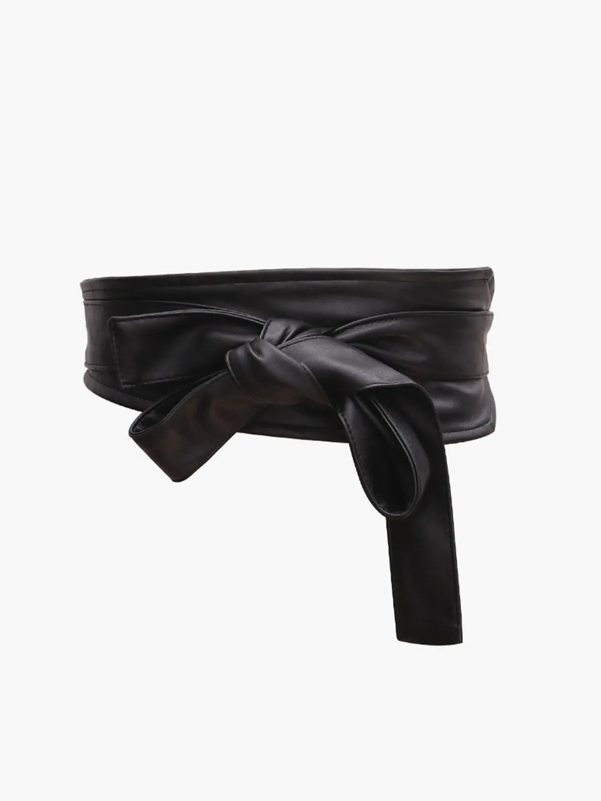 Minimalist Lace Up Wide Belt sold by COMMENSE