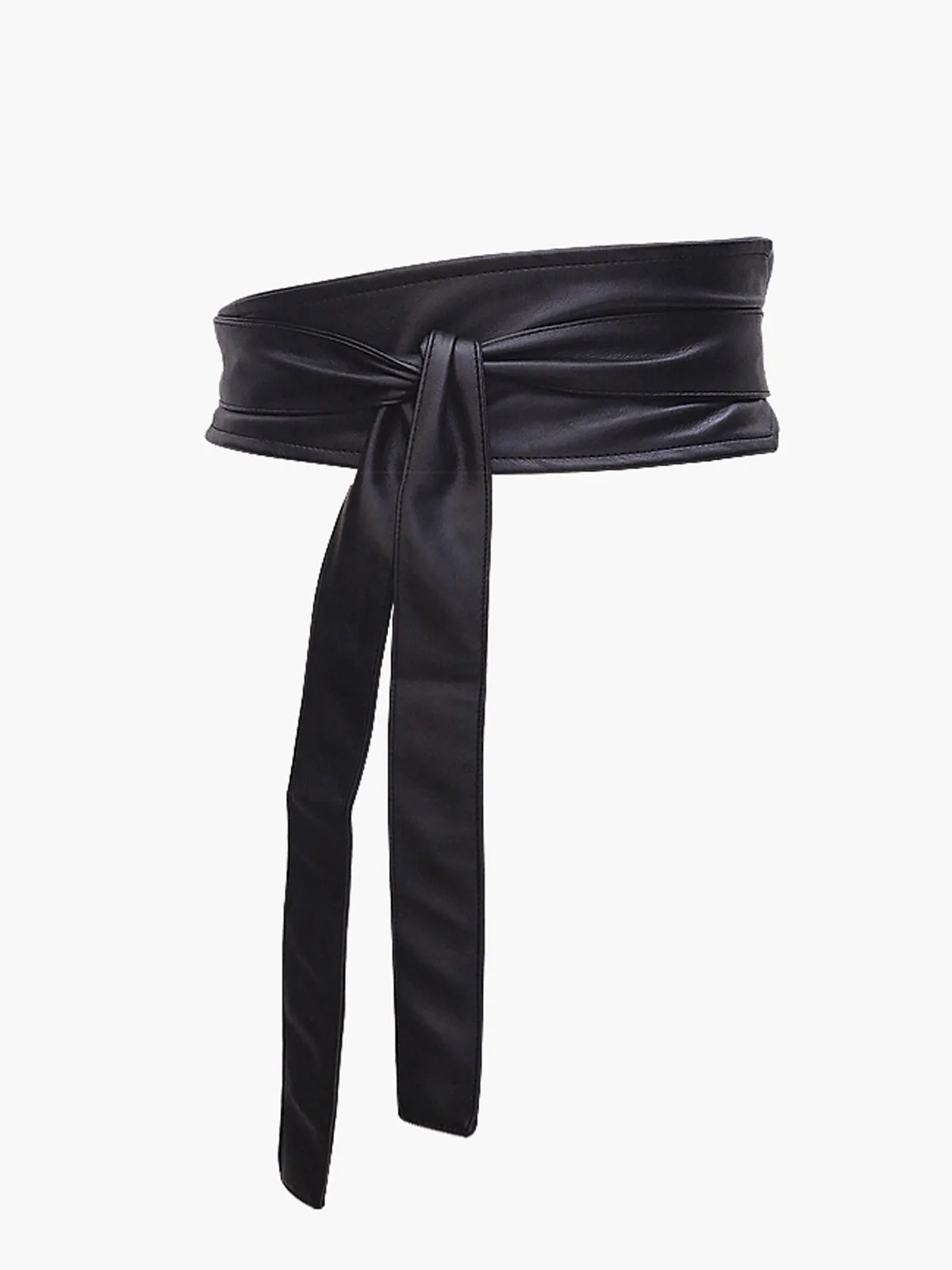 Minimalist Lace Up Wide Belt sold by COMMENSE product image thumbnail 2