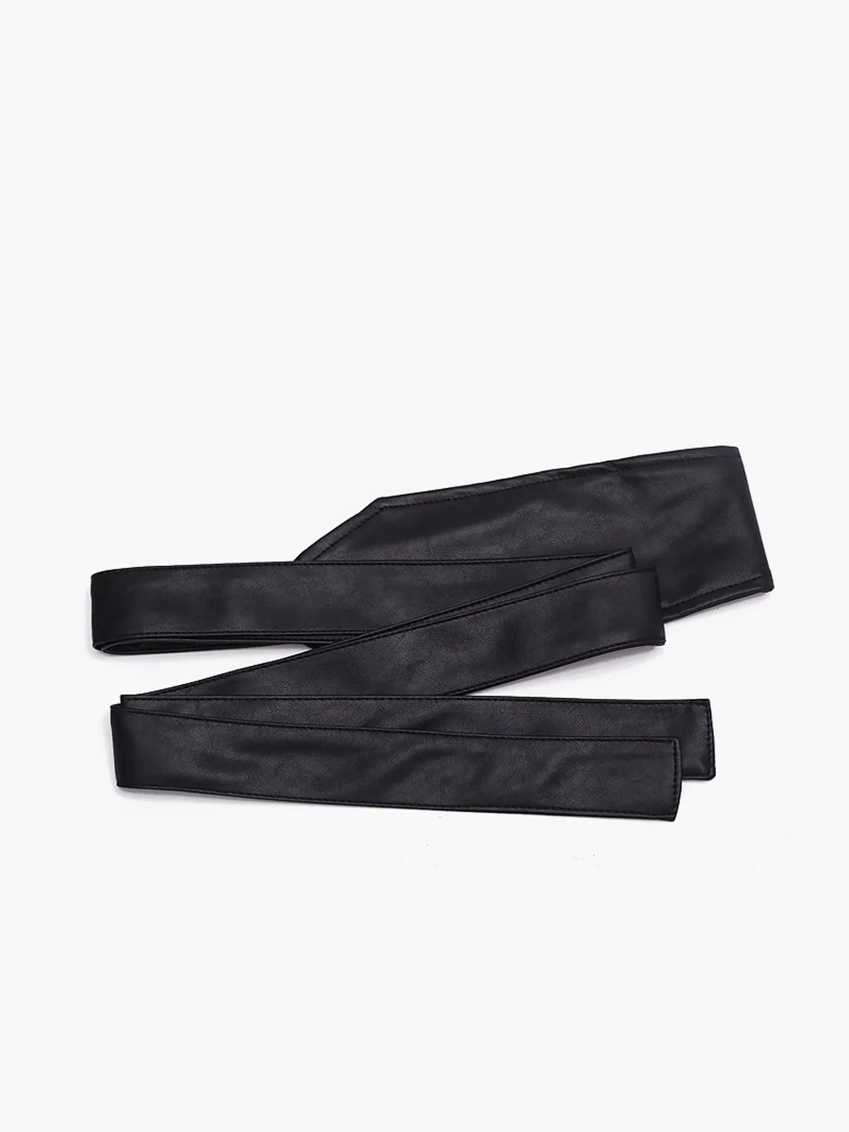 Minimalist Lace Up Wide Belt sold by COMMENSE product image thumbnail 3