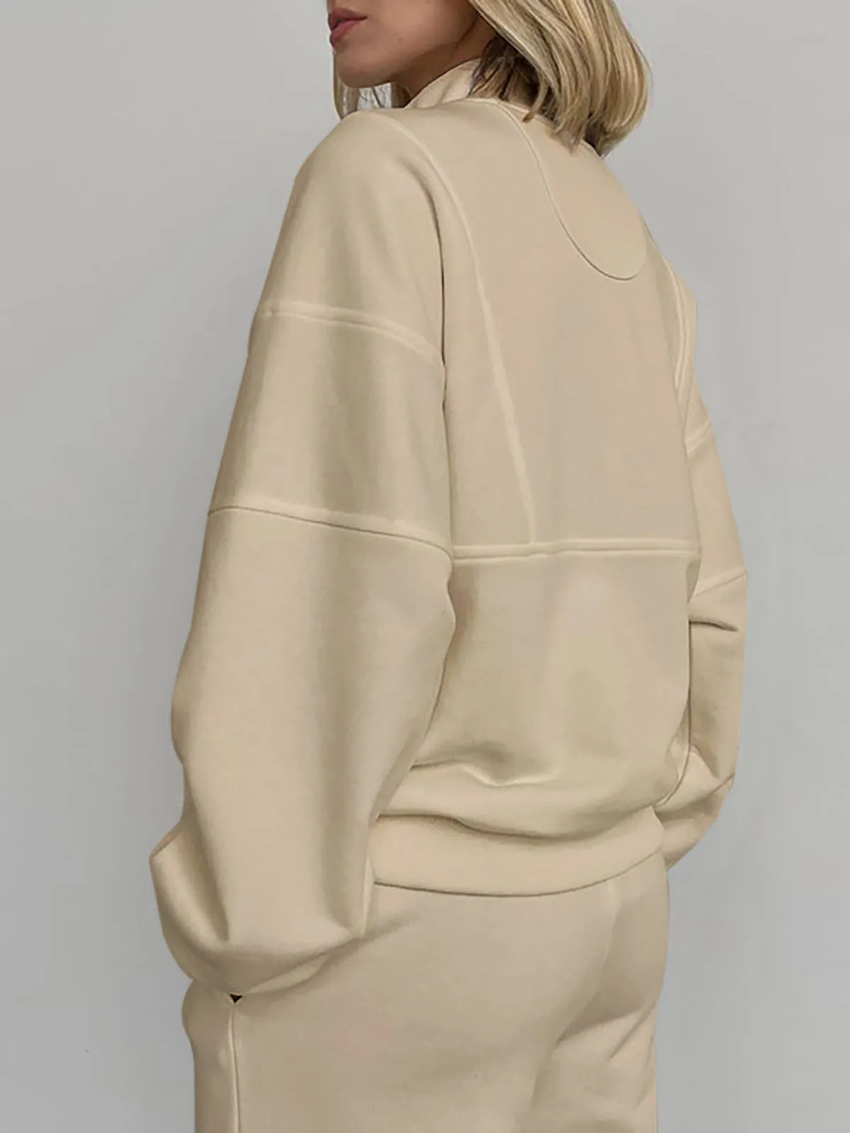 Cotton Pullover Shirt Straight Pants Set sold by COMMENSE product image thumbnail 3