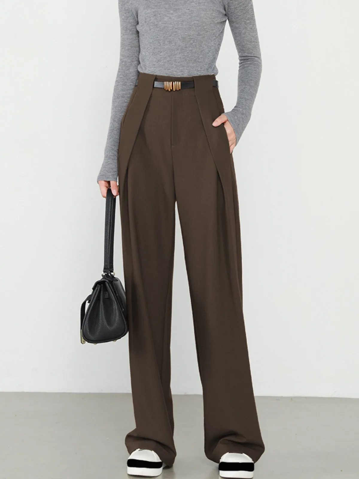 Plain Pockets Straight Pants sold by COMMENSE product image thumbnail 4