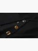 Asymmetrical Sailor-Collar Sweater With Random Button sold by COMMENSE