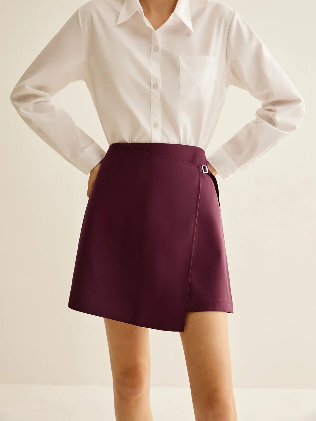 Wrap Mini Skirt sold by COMMENSE product image thumbnail 2