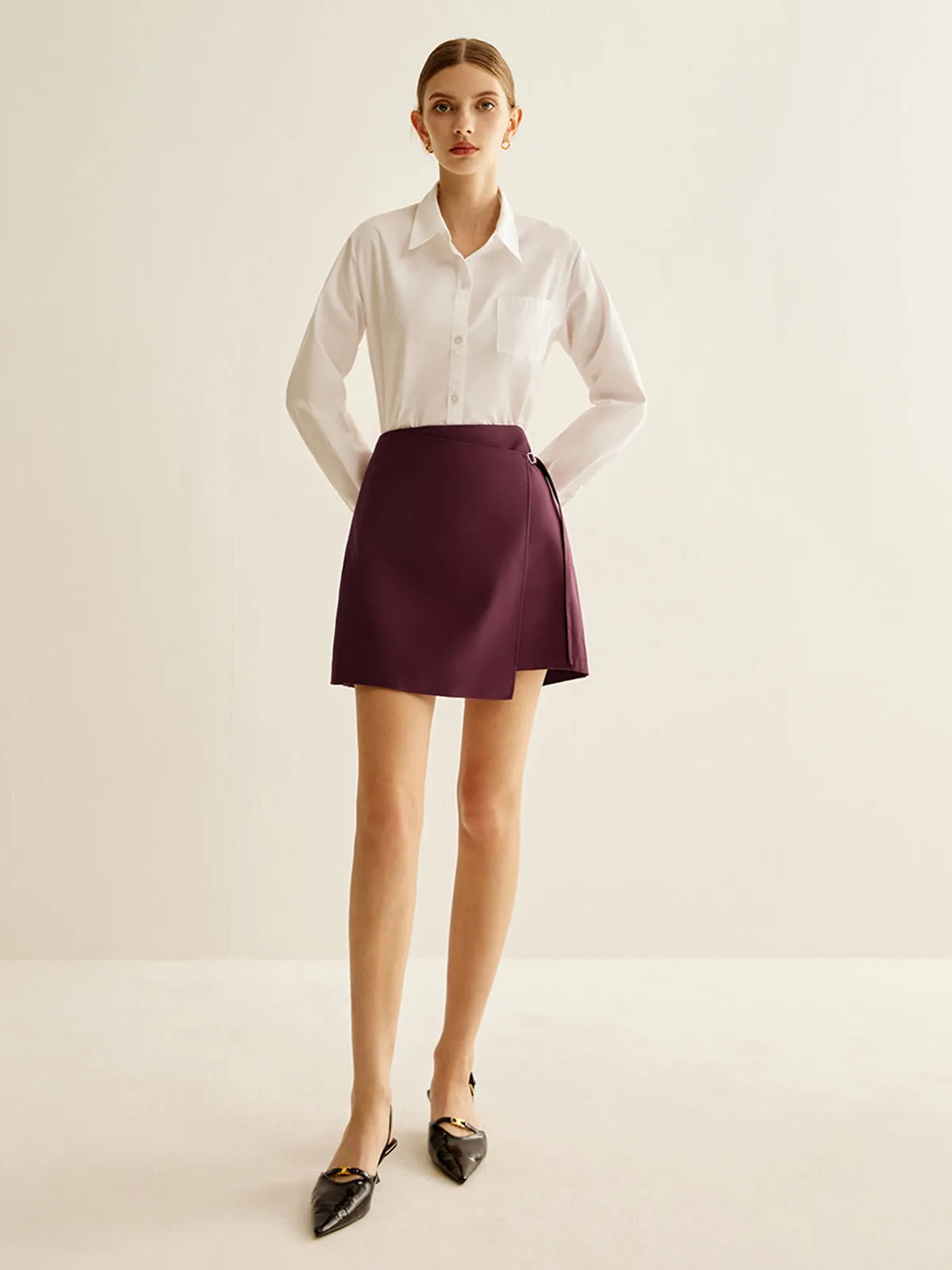 Wrap Mini Skirt sold by COMMENSE product image thumbnail 3