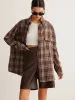 Versatile Plaid Polo Shirt sold by COMMENSE