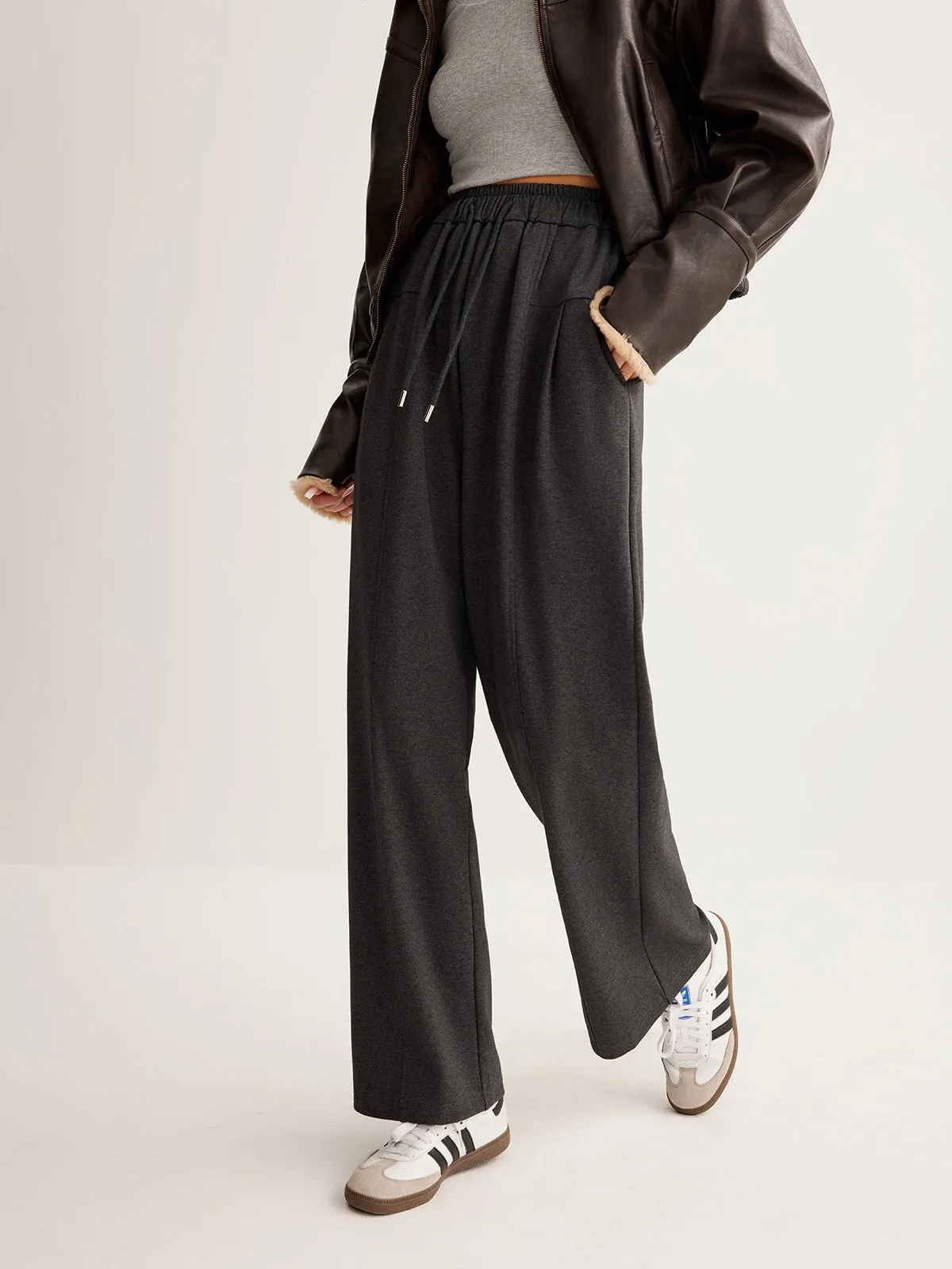 Athleisure Drawstring Cozy Sweatpants sold by COMMENSE product image thumbnail 2