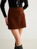 Cotton Corduroy A-Line Skirt sold by COMMENSE