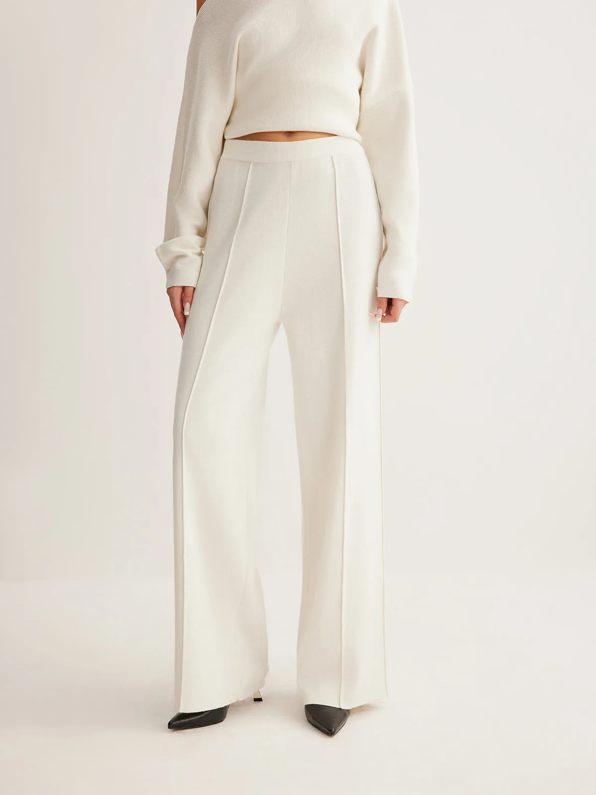 Wool-Blend Piping Pants sold by COMMENSE product image thumbnail 2