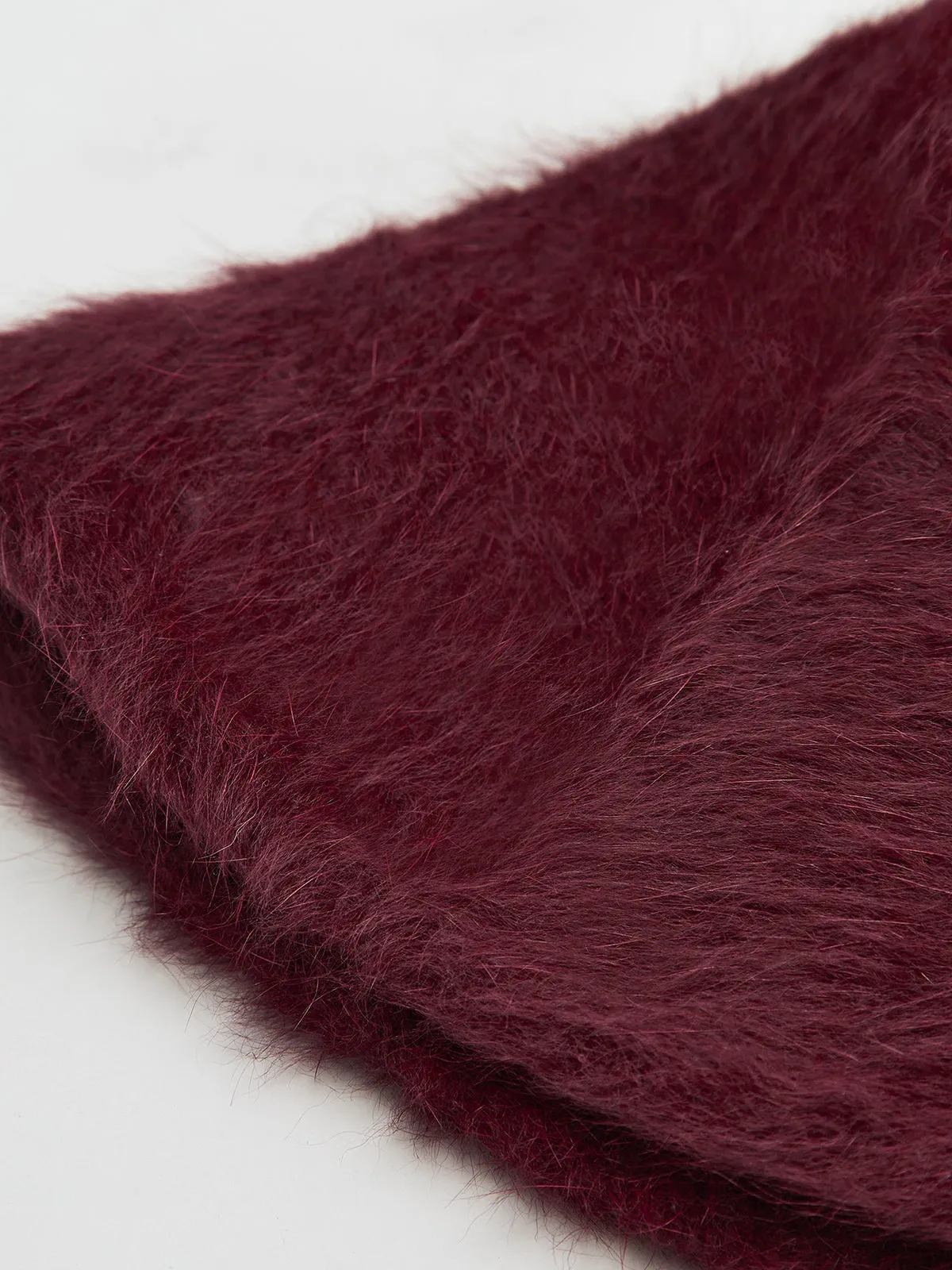 Plain Rabbit Fur Bucket Hat sold by COMMENSE product image thumbnail 2