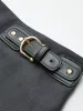 Side Pleated Buckle Belted Skirt sold by COMMENSE