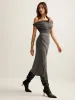 Wool-Blend Ruched Sweater Skirt Set sold by COMMENSE