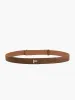 Minimalist Plain Slim Leather Belt sold by COMMENSE
