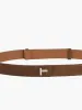 Minimalist Plain Slim Leather Belt sold by COMMENSE